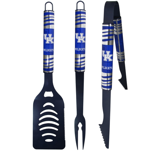 Kentucky Wildcats 3 pc Color BBQ Tool Set