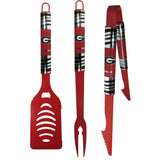 Georgia Bulldogs 3 pc Color BBQ Tool Set