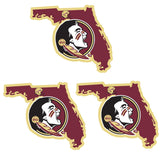 Florida St. Seminoles Home State Decal, 3pk - Flyclothing LLC