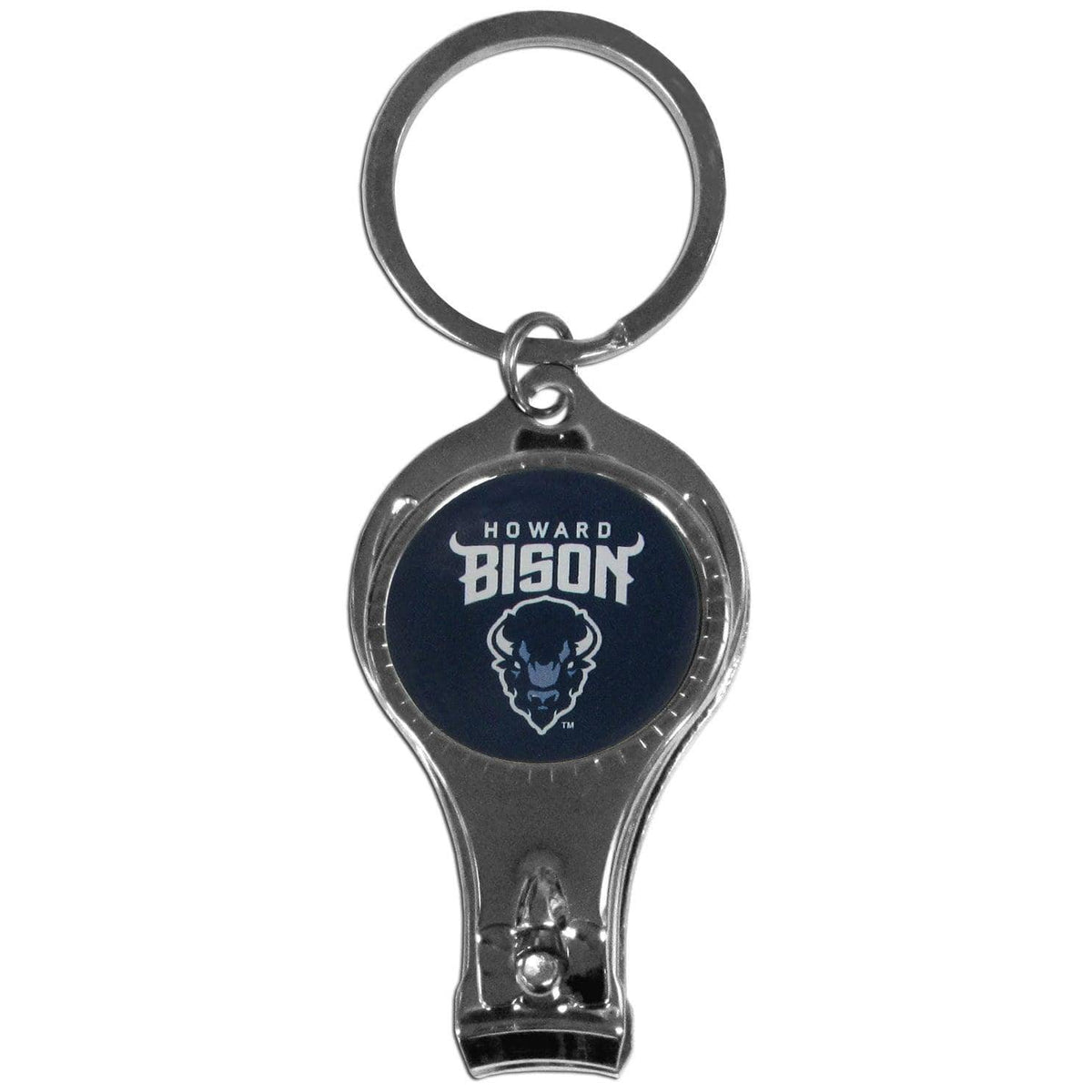 Howard University Bison Nail Care/Bottle Opener Key Chain - Siskiyou Buckle