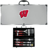 Wisconsin Badgers 8 pc Tailgater BBQ Set - Flyclothing LLC