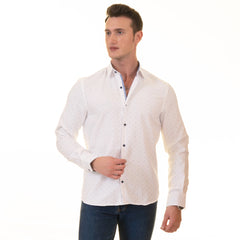 Gravity Homme Men's Long Sleeve Button Down / Cloud C9 - Flyclothing LLC