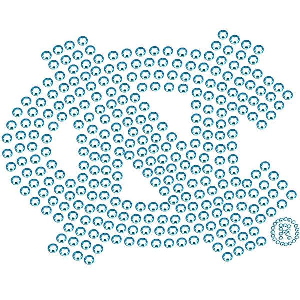 N. Carolina Tar Heels Bling Decal - Flyclothing LLC