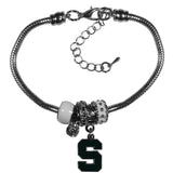 Michigan St. Spartans Euro Bead Bracelet - Flyclothing LLC