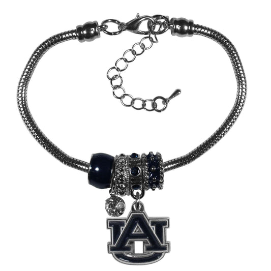 Auburn Tigers Euro Bead Bracelet - Flyclothing LLC