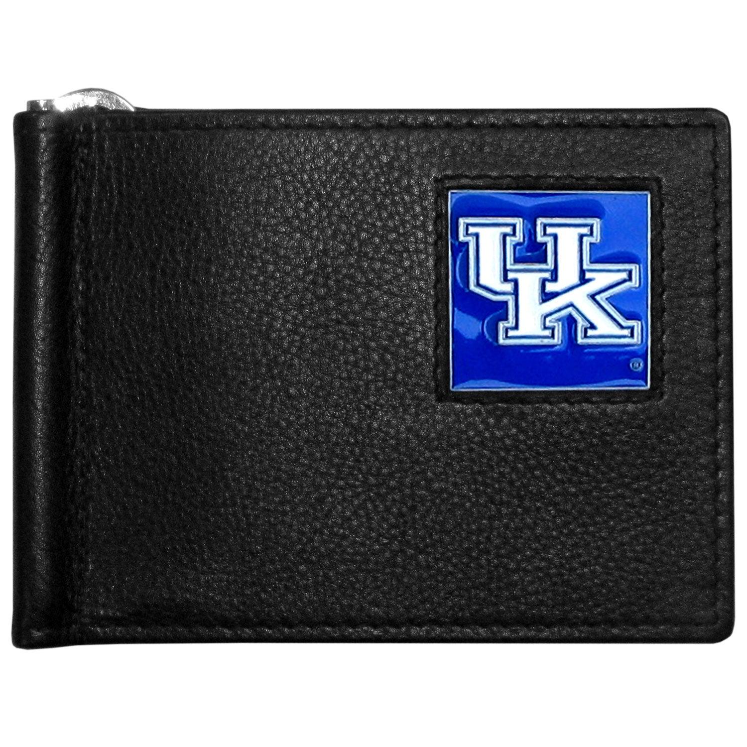 Kentucky Wildcats Leather Bill Clip Wallet - Flyclothing LLC