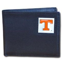 Tennessee Volunteers Leather Bi-fold Wallet Packaged in Gift Box - Flyclothing LLC