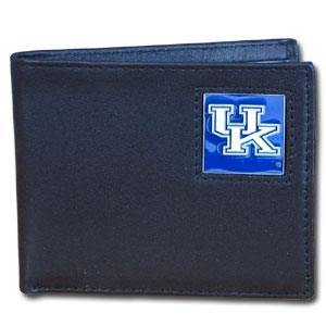 Kentucky Wildcats Leather Bi-fold Wallet - Flyclothing LLC