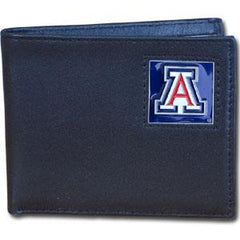 Arizona Wildcats Leather Bi-fold Wallet - Flyclothing LLC