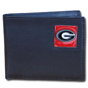 Georgia Bulldogs Leather Bi-fold Wallet - Flyclothing LLC