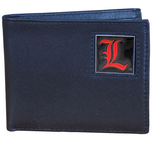 Louisville Cardinals Leather Bi-fold Wallet - Flyclothing LLC