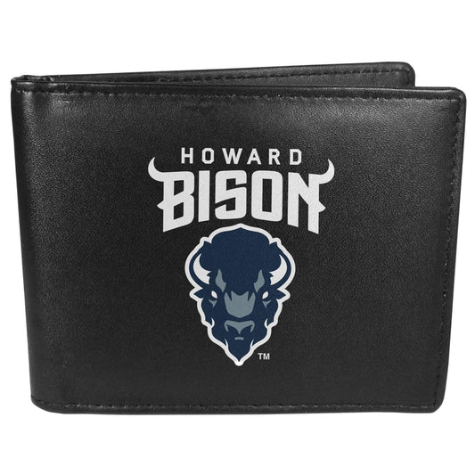 Howard University Bison Bi-fold Wallet Large Logo - Siskiyou Buckle