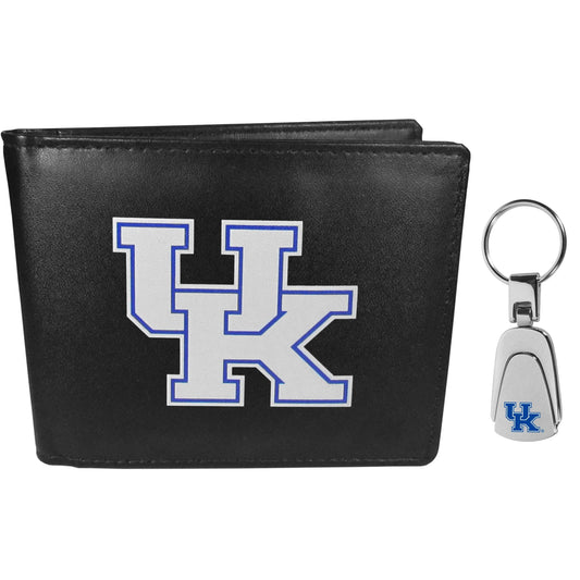 Kentucky Wildcats Bi-fold Wallet & Steel Key Chain - Flyclothing LLC