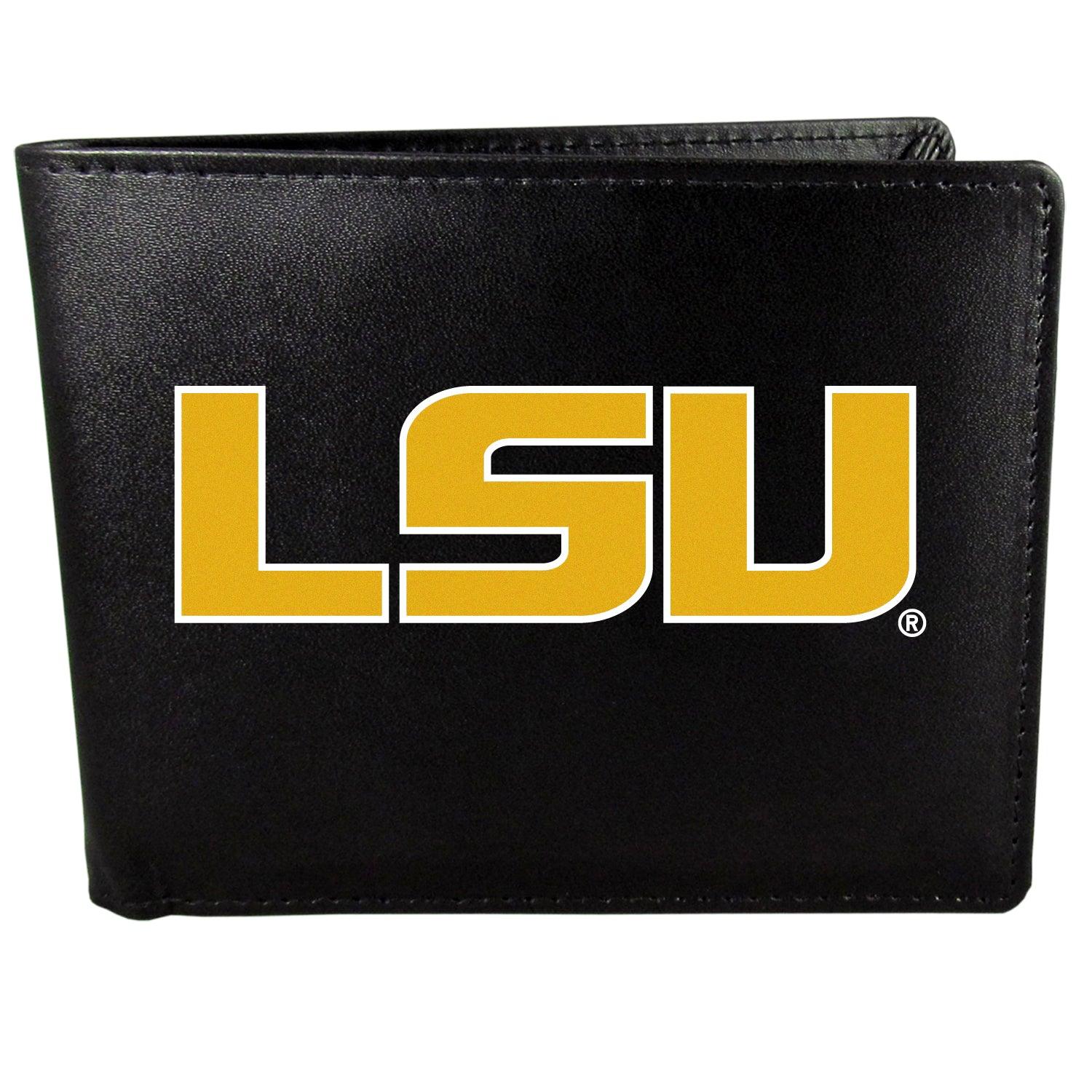 LSU Tigers Bi-fold Wallet Large Logo - Flyclothing LLC