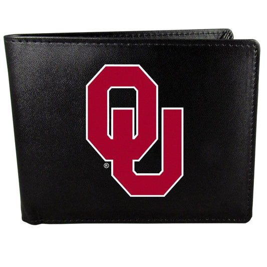 Oklahoma Sooners Bi-fold Wallet Large Logo - Siskiyou Buckle