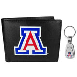 Arizona Wildcats Bi-fold Wallet & Steel Key Chain - Flyclothing LLC