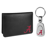 Alabama Crimson Tide Weekend Bi-fold Wallet & Steel Key Chain - Flyclothing LLC