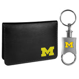 Michigan Wolverines Weekend Bi-fold Wallet & Valet Key Chain - Flyclothing LLC