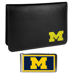 Michigan Wolverines Weekend Bi-fold Wallet & Color Money Clip - Flyclothing LLC