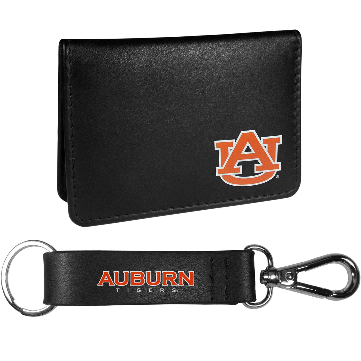 Auburn Tigers Weekend Bi-fold Wallet & Strap Key Chain - Siskiyou Buckle