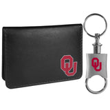 Oklahoma Sooners Weekend Bi-fold Wallet & Valet Key Chain - Siskiyou Buckle