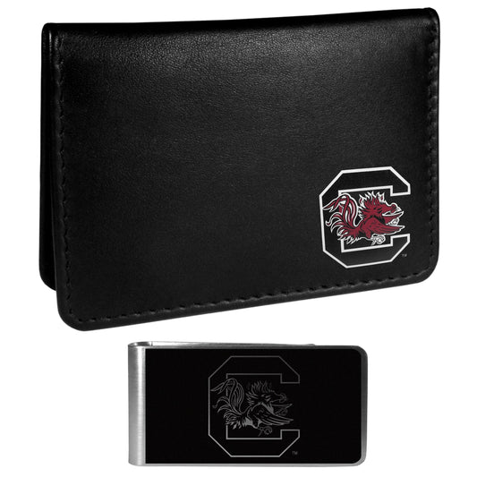 S. Carolina Gamecocks Weekend Bi-fold Wallet & Black Money Clip - Flyclothing LLC