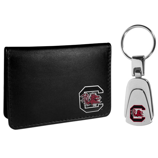 S. Carolina Gamecocks Weekend Bi-fold Wallet & Steel Key Chain - Flyclothing LLC