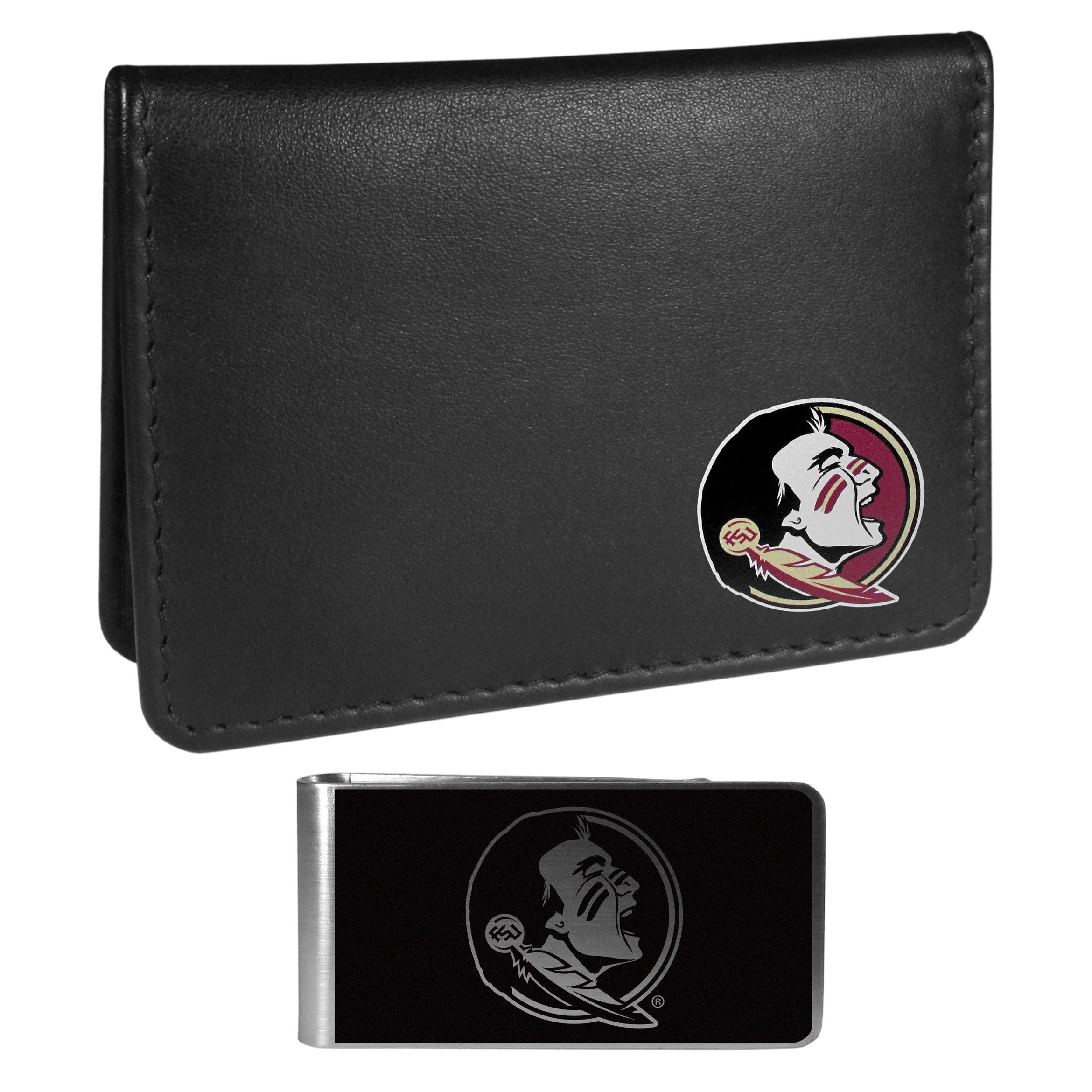 Florida St. Seminoles Weekend Bi-fold Wallet & Black Money Clip - Flyclothing LLC