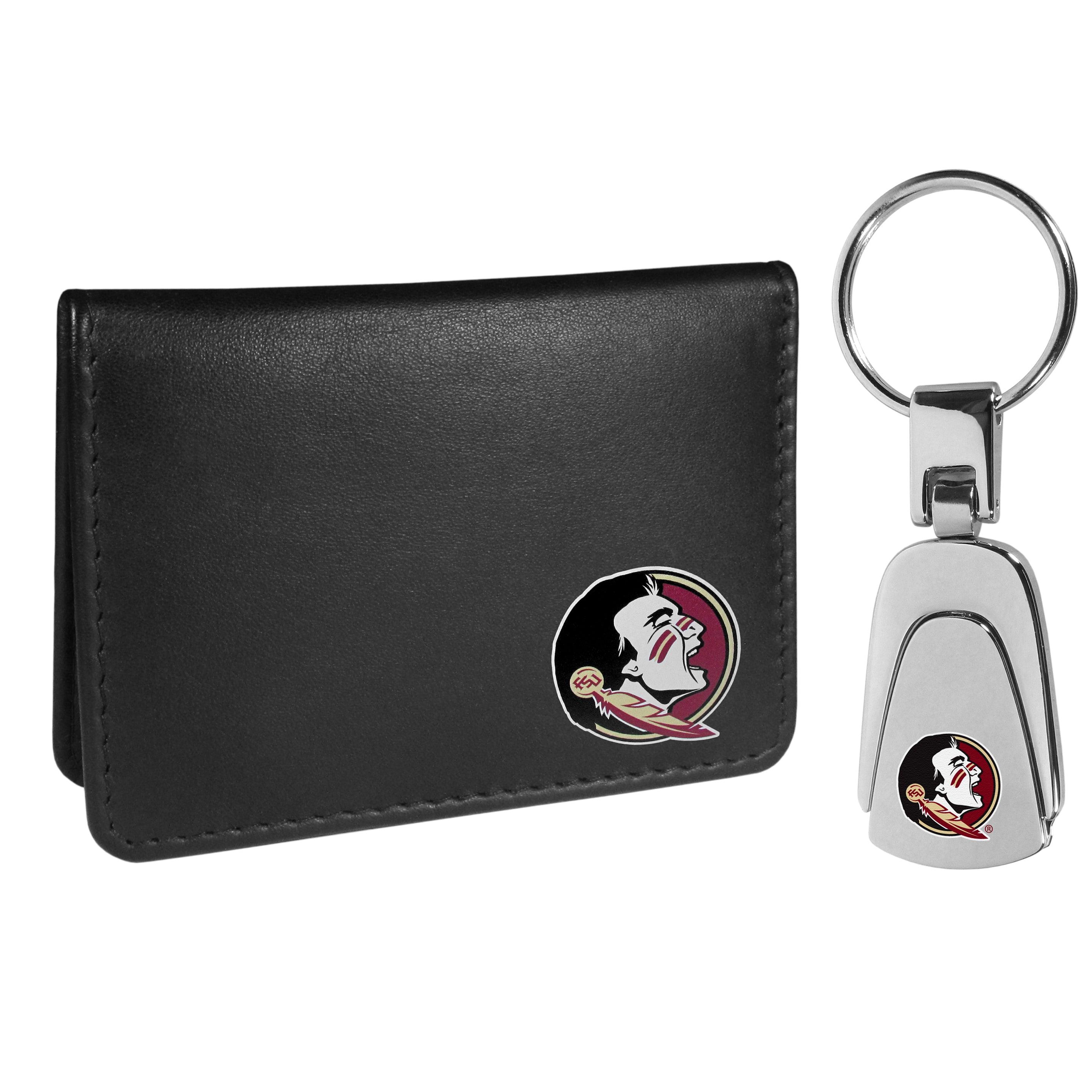 Florida St. Seminoles Weekend Bi-fold Wallet & Steel Key Chain - Flyclothing LLC