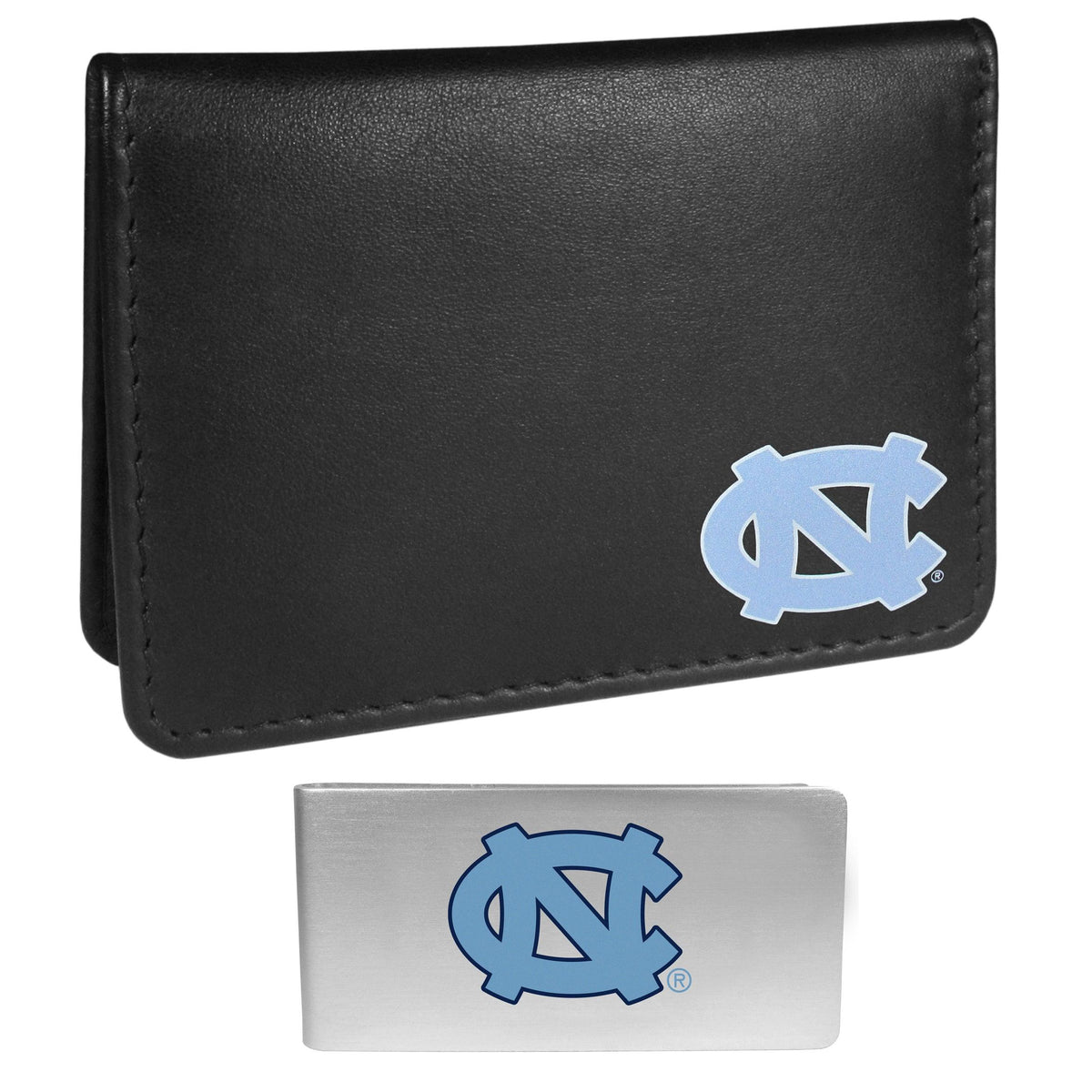 N. Carolina Tar Heels Weekend Bi-fold Wallet & Money Clip - Siskiyou Buckle