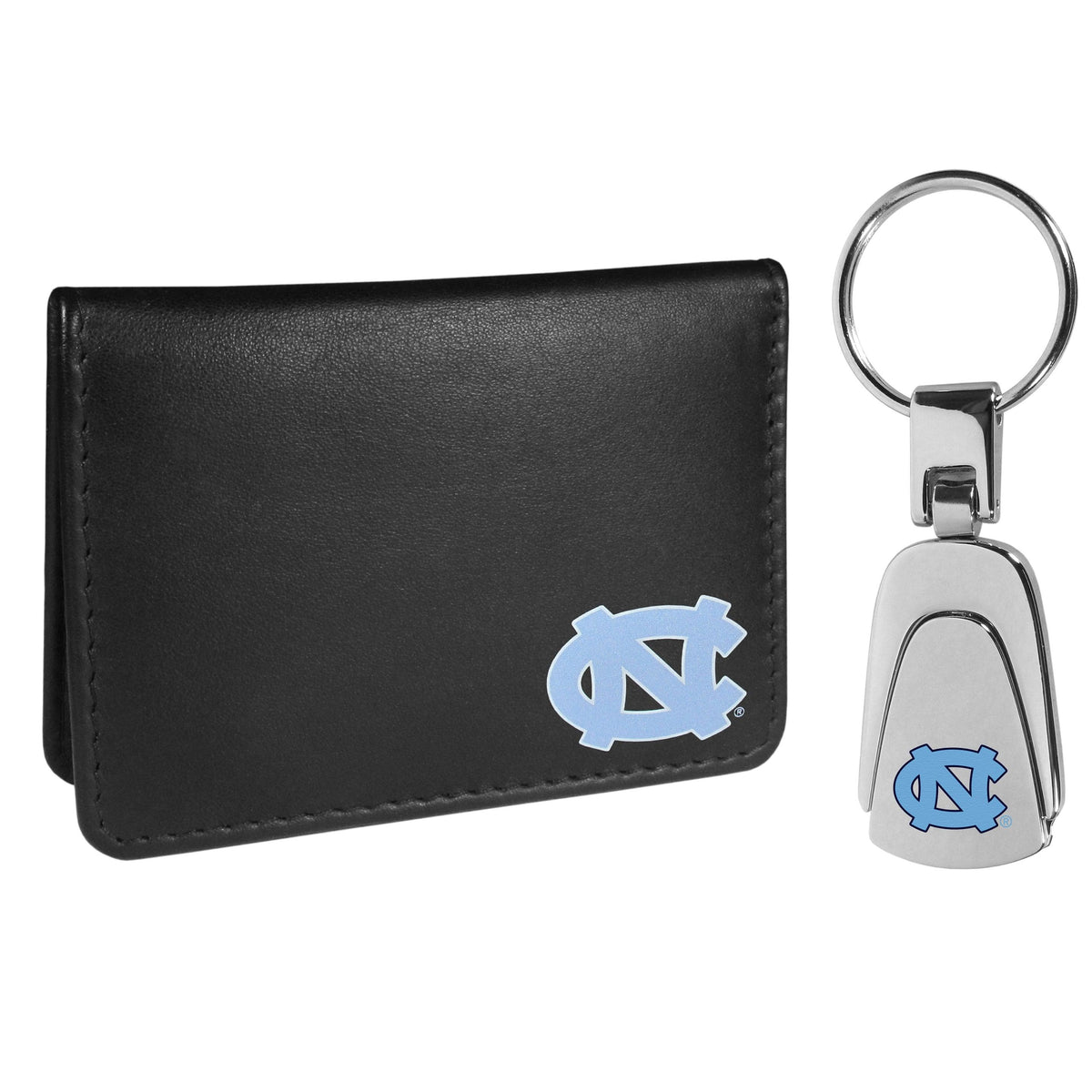 N. Carolina Tar Heels Weekend Bi-fold Wallet & Steel Key Chain - Flyclothing LLC