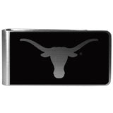 Texas Longhorns Black and Steel Money Clip - Flyclothing LLC