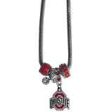 Ohio St. Buckeyes Euro Bead Necklace - Flyclothing LLC