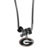 Georgia Bulldogs Euro Bead Necklace - Flyclothing LLC