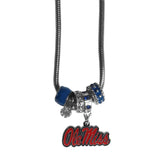 Mississippi Rebels Euro Bead Necklace - Flyclothing LLC