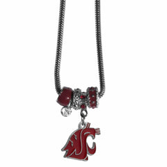 Washington St. Cougars Euro Bead Necklace - Flyclothing LLC