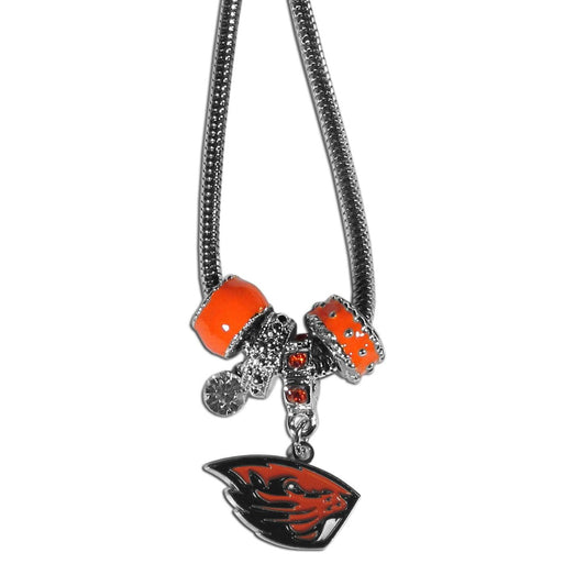 Oregon St. Beavers Euro Bead Necklace - Flyclothing LLC