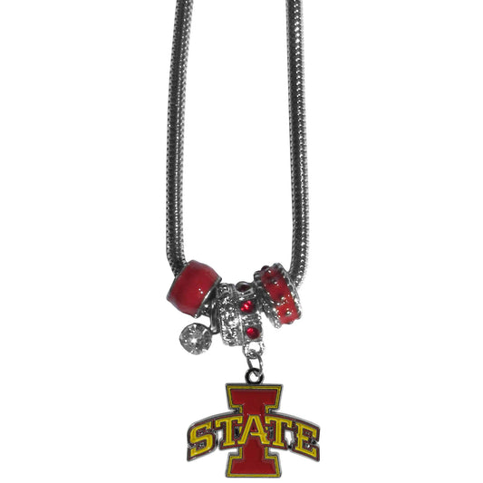 Iowa St. Cyclones Euro Bead Necklace - Flyclothing LLC