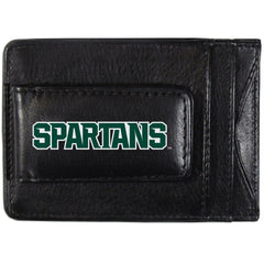 Michigan St. Spartans Logo Leather Cash and Cardholder - Flyclothing LLC