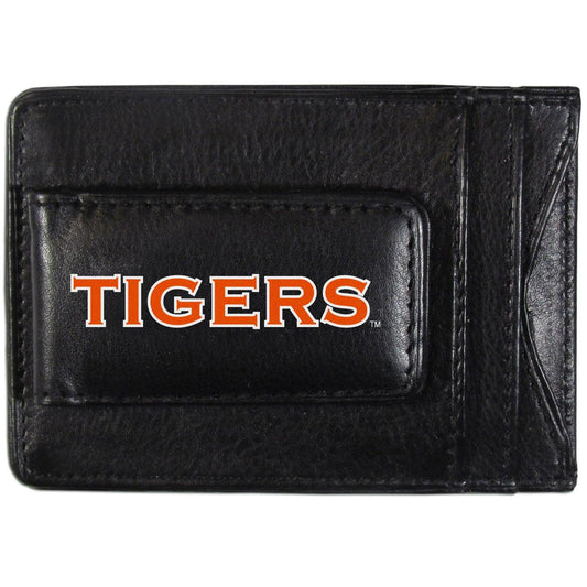 Auburn Tigers Logo Leather Cash and Cardholder - Siskiyou Buckle