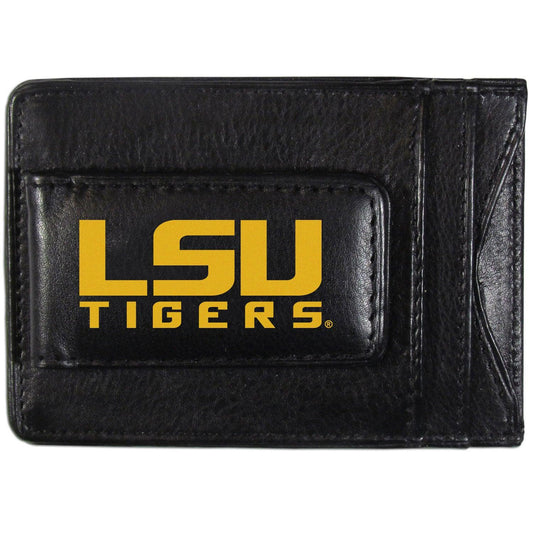 LSU Tigers Logo Leather Cash and Cardholder - Flyclothing LLC