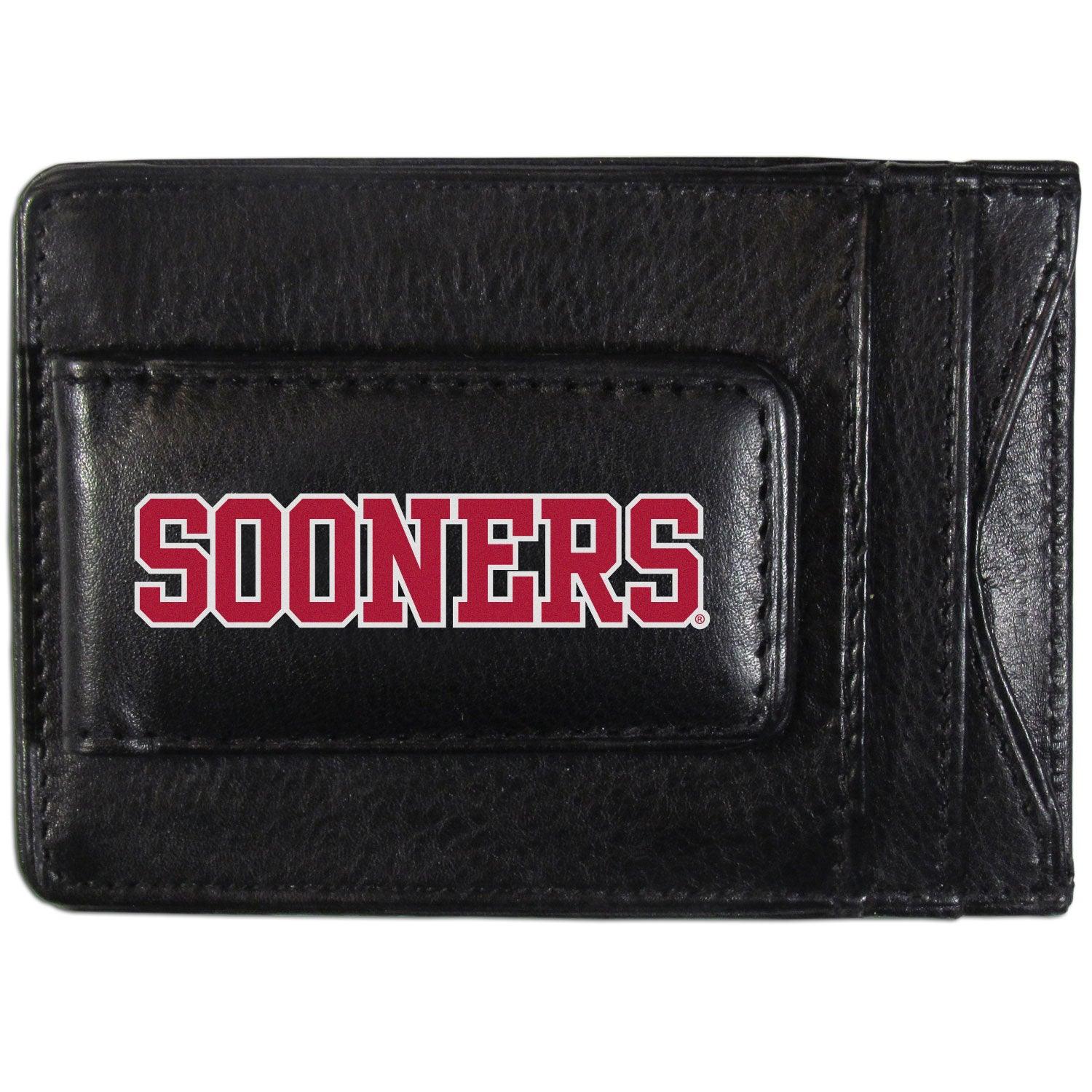 Oklahoma Sooners Logo Leather Cash and Cardholder - Flyclothing LLC