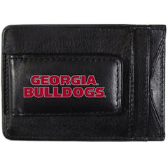 Georgia Bulldogs Logo Leather Cash and Cardholder - Flyclothing LLC