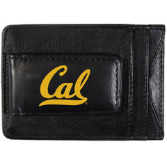 Cal Berkeley Bears Logo Leather Cash and Cardholder - Siskiyou Buckle