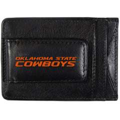 Oklahoma St. Cowboys Logo Leather Cash and Cardholder - Flyclothing LLC