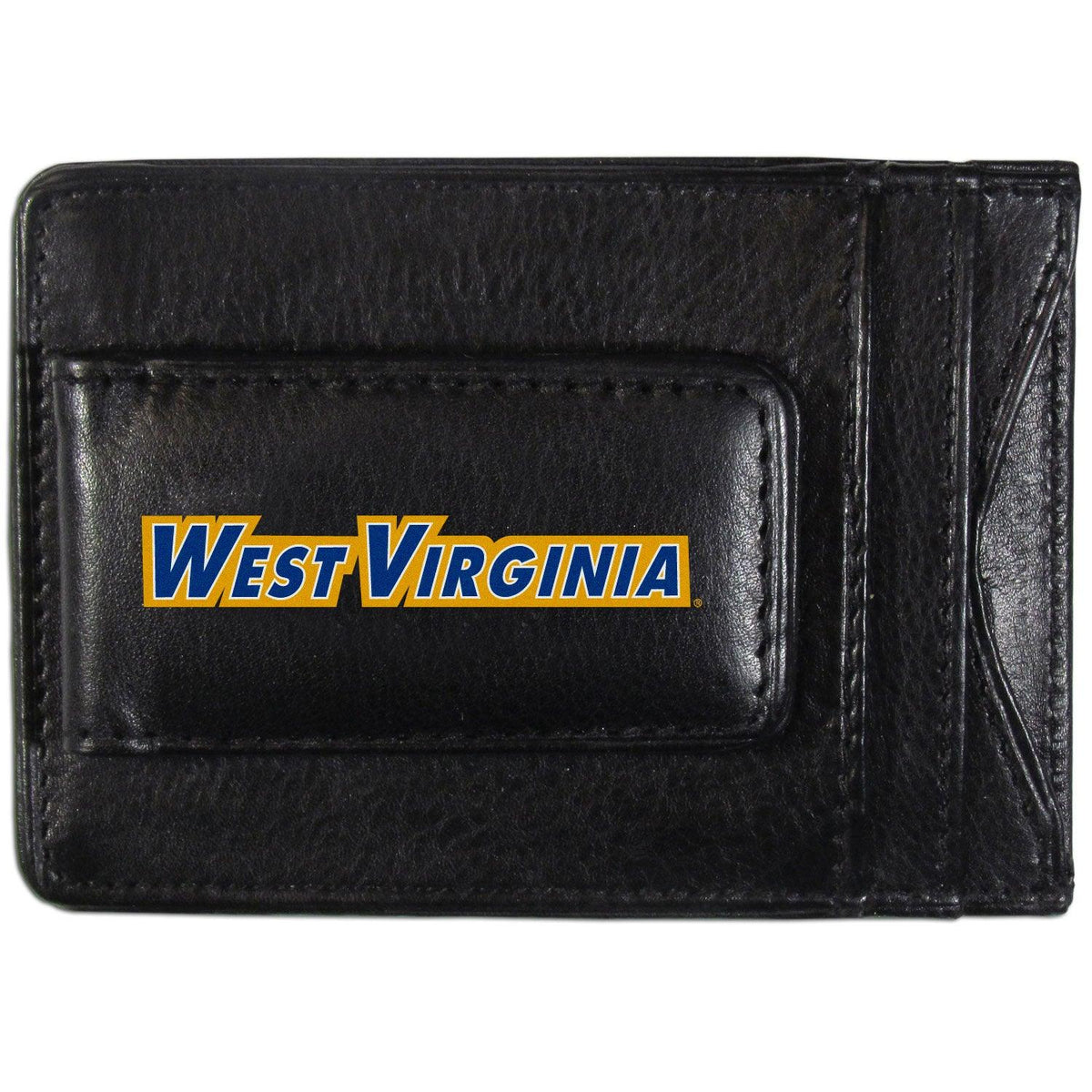 W. Virginia Mountaineers Logo Leather Cash and Cardholder - Flyclothing LLC