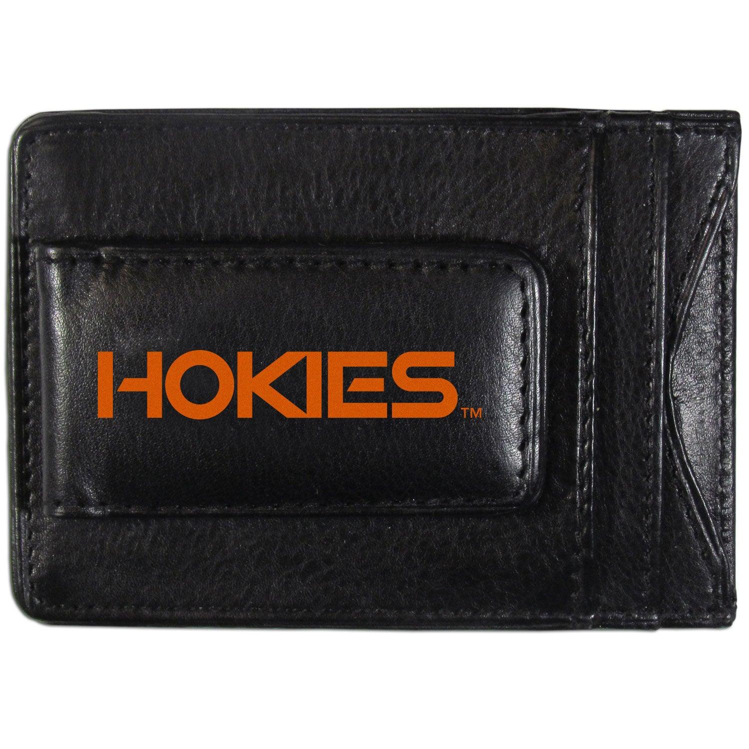 Virginia Tech Hokies Logo Leather Cash and Cardholder - Flyclothing LLC