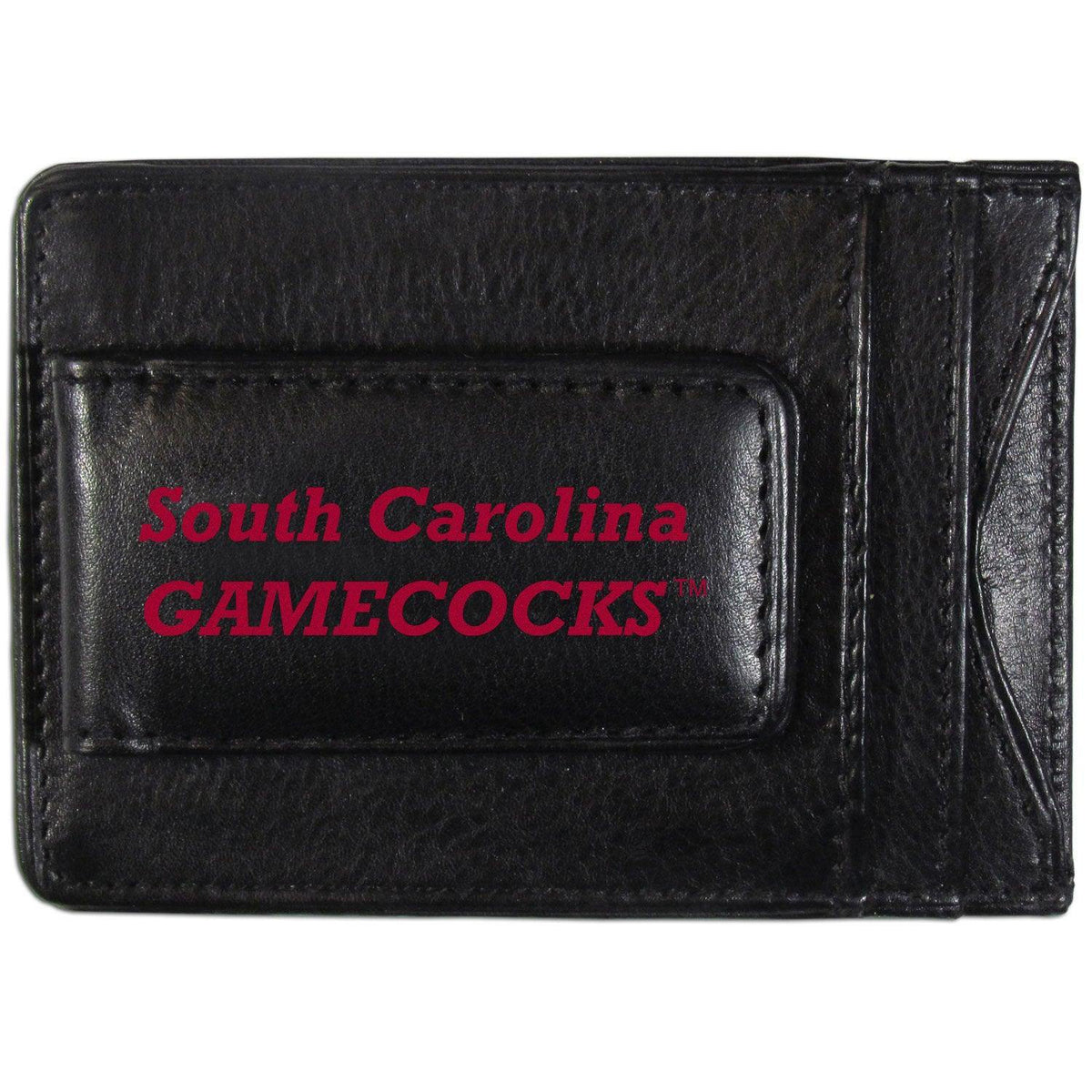 S. Carolina Gamecocks Logo Leather Cash and Cardholder - Siskiyou Buckle