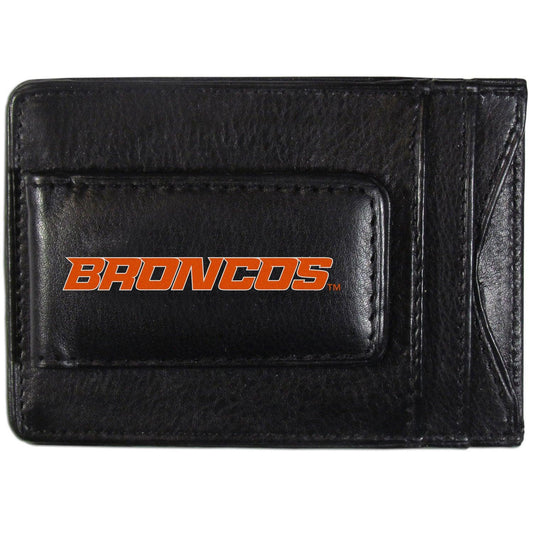 Boise St. Broncos Logo Leather Cash and Cardholder - Flyclothing LLC