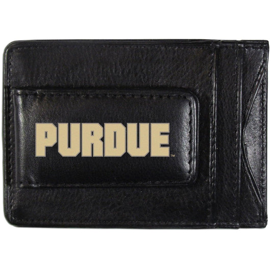 Purdue Boilermakers Logo Leather Cash and Cardholder - Flyclothing LLC